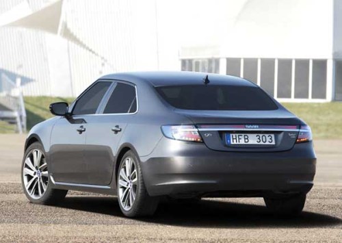 2010-Saab-9-5-Sedan-Rear-Side-View